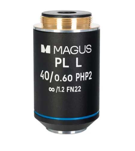 Objektyvas MAGUS 40HP 40x / 0,60 Plan L fazė PHP2 ∞ / 1,2 WD 3,5 mm