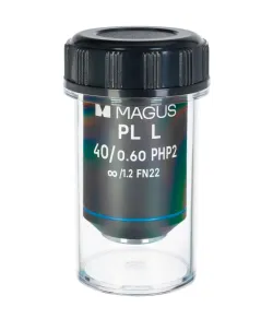 Objektyvas MAGUS 40HP 40x / 0,60 Plan L fazė PHP2 ∞ / 1,2 WD 3,5 mm