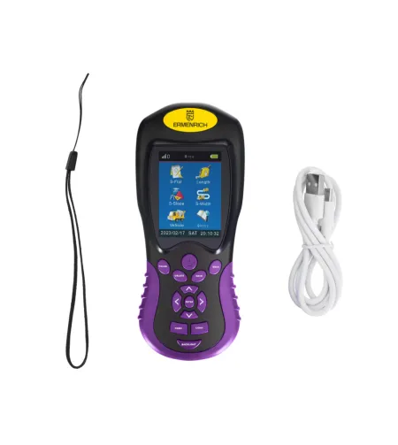 Ermenrich Reel BD30 GPS laukuma mērītājs, violets