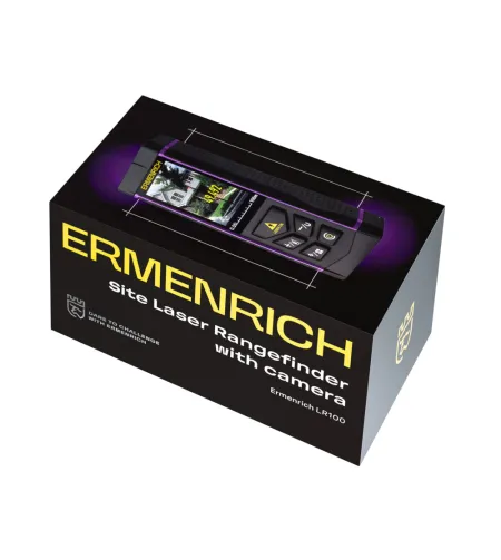 Лазерная рулетка Ermenrich PRO LR100, с камерой