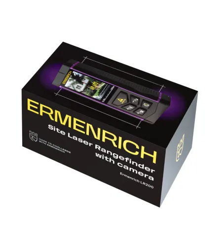Ermenrich PRO LR200 lazerinis multimetras su kamera