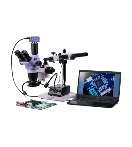 MAGUS Stereo D8TR skaitmeninis stereomikroskopas, skirtas elektronikai taisyti