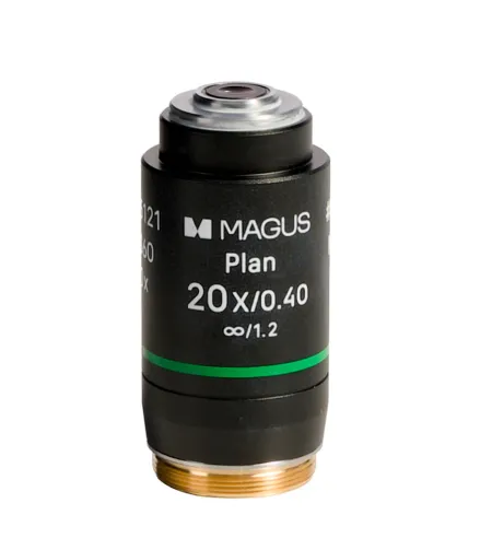 MAGUS 20PL60V planas 20х/0.40 ∞/1.2 H60mm objektyvas