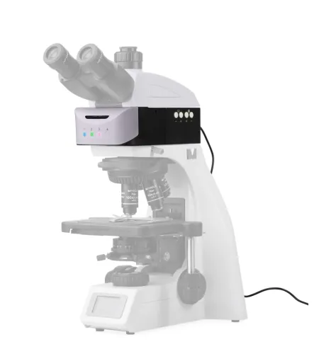 MAGUS Epi-FL04M LED Epi-fluorescencinis priedas, fluorescenciniai filtro kubeliai B/G/UV
