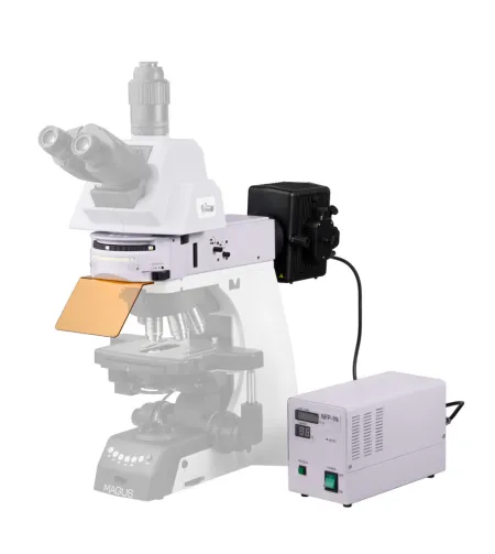 MAGUS Epi-FL06 Epi-fluorescencinis priedas, gyvsidabrio lempa, fluorescenciniai filtro kub