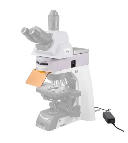 MAGUS Epi-FL05 LED Epi-fluorescencinis priedas, fluorescenciniai filtro kubeliai B/G/UV/R