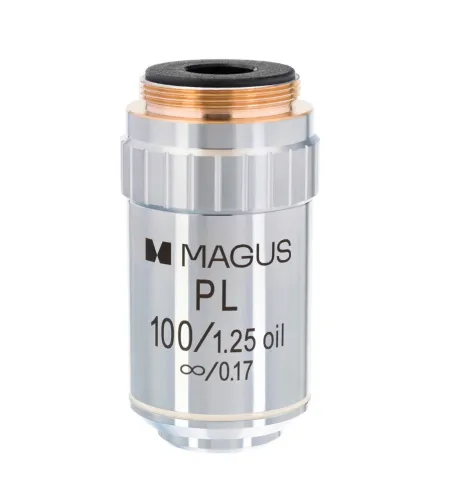 MAGUS MP100 OIL 100x/1,25 ∞/0,17 Begalybės objektyvas