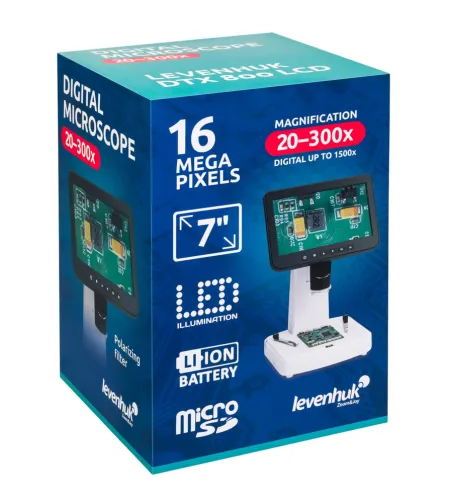 Levenhuk DTX 800 LCD skaitmeninis mikroskopas