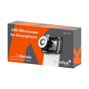 Levenhuk Kelvin TMC20 LED mikroskops viedtālrunim