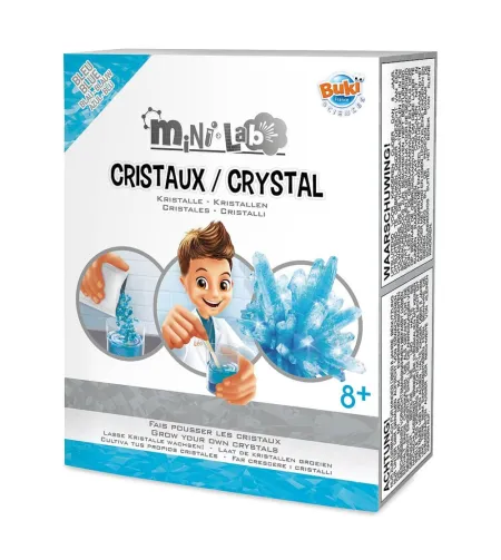 Eksperimentu komplekts, kristāls, Buki Mini Lab