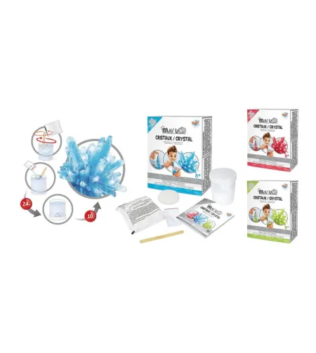 Eksperimentu komplekts, kristāls, Buki Mini Lab