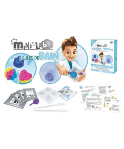 Eksperimentu komplekts, vannas bumbas, Buki Mini Lab