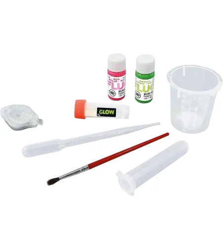 Buki Eksperimentāls komplekts,  Mini Lab Fluo & Glow