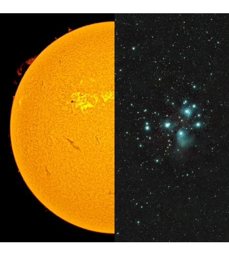 LUNT LS60MT/B1200R&P Многоцелевой телескоп ED для Солнца + ночного неба