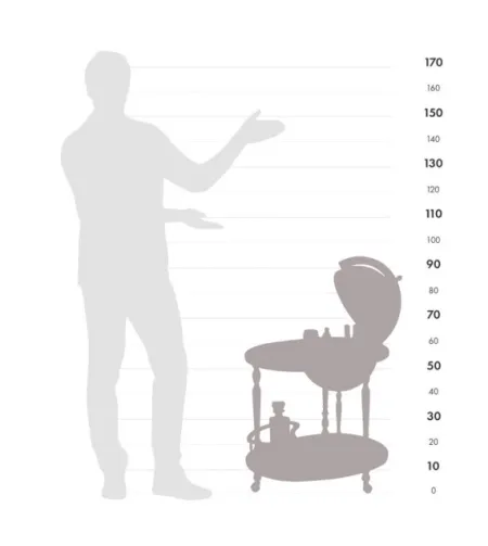Käru gloobus Zoffoli joogikapi ja kandikuga Giasone