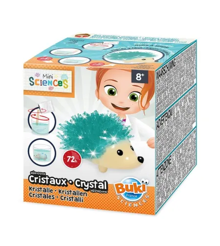 Kristālu audzēšana - Kristāla ezis, Buki Mini Science