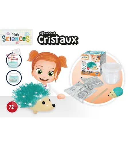 Kristālu audzēšana - Kristāla ezis, Buki Mini Science