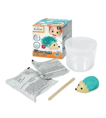 Kristālu audzēšana - Kristāla ezis, Buki Mini Science