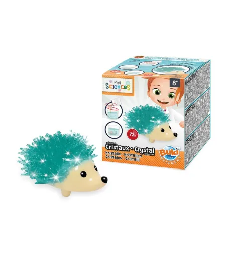 Kristālu audzēšana - Kristāla ezis, Buki Mini Science