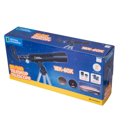 Bresser National Geographic 50/360 AZ teleskopas