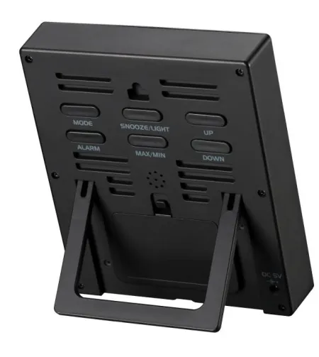 ClimaTemp Hygro Quadro Colour Thermo- / Hygrometer with 3 additional Sensors black