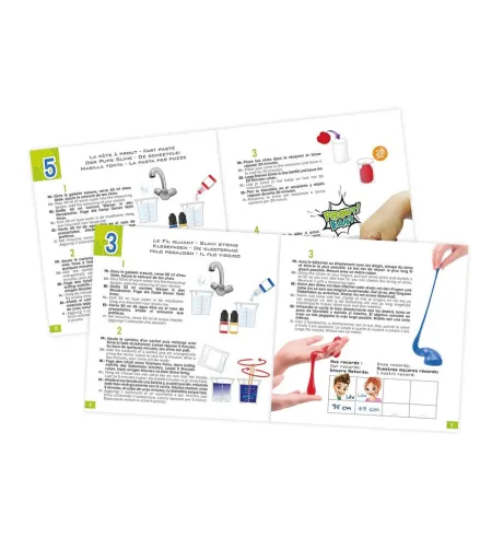 Eksperimentu komplekts, slaimi, Buki Mini Lab