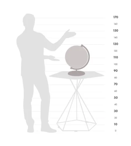 Mokomasis stalo gaublys James Cook italų gamybos