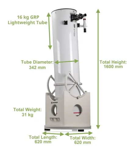 BRESSER Messier 12 colių Dobsono teleskopas