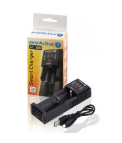 Everactive UC-100 Smart Charger 1x Li-Ion/LiFePo4/Ni-MH akulaadija