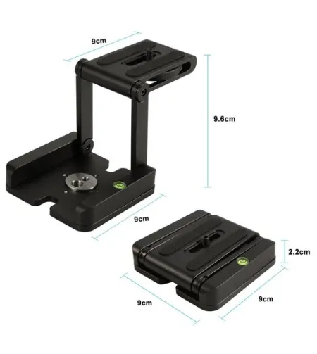 BRESSER Z formos šarnyrinė trikojo galvutė