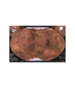 National Geographic plakatas Marsas, raudonoji planeta