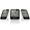 BRESSER Climate Monitor Thermometer/Hygrometer DCF Three-piece Set white