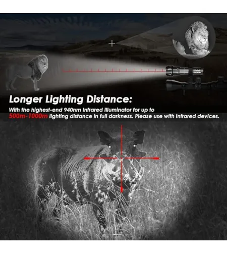 UniqueFire  Vcsel 940nm žibintuvėlis