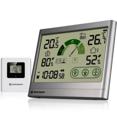 BRESSER Thermo-Hygrometer with Ventilation Recommendation VentAir H