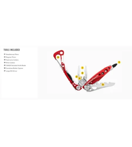 Daudzfunkcionāls instruments LEATHERMAN SKELETOOL RX