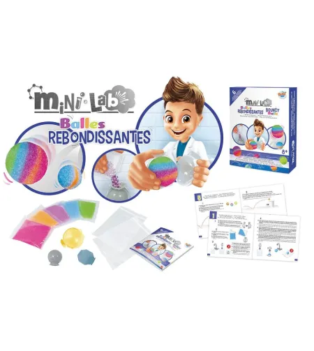 Eksperimentālais komplekts, Gumijas bumbiņas, Buki Mini Lab