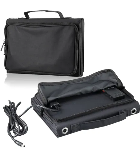 BRESSER Mobile Solar Charger 40 Watt with USB and DC output