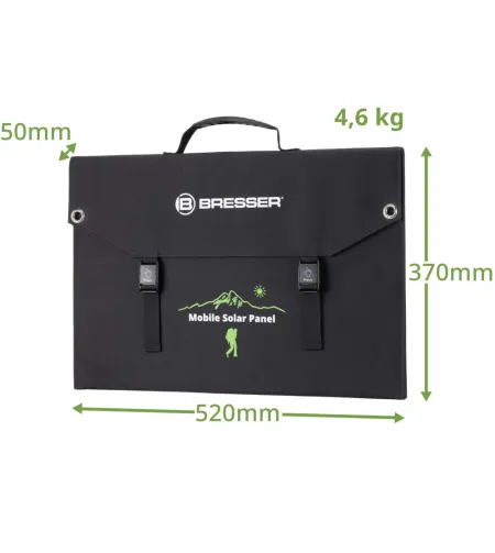 BRESSER Mobile Solar Charger 120 Watt with USB and DC output