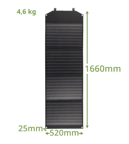 BRESSER Mobile Solar Charger 120 Watt with USB and DC output