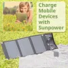 BRESSER Mobile Solar Charger 21 Watt with USB and DC output