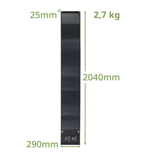 BRESSER mobiilne päikeselaadija 60 W USB ja alalisvoolu väljundiga