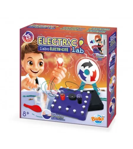 BUKI Elektros laboratorijos mokslo mokomasis žaidimų rinkinys