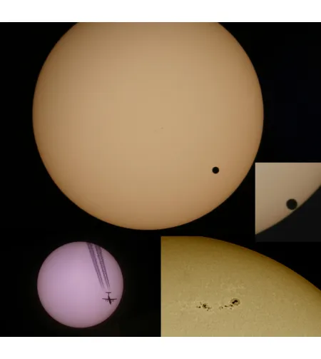 BRESSER Arcturus 60/700 AZ - Refractor telescope with smartphone adapter & solar-filter