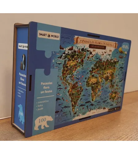 Pasaulio flora ir fauna. Interaktyvi medinė dėlionė (LV)
