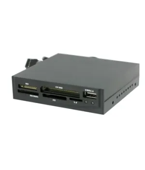 4World flash card reader 24in1 internal 3.5'', black