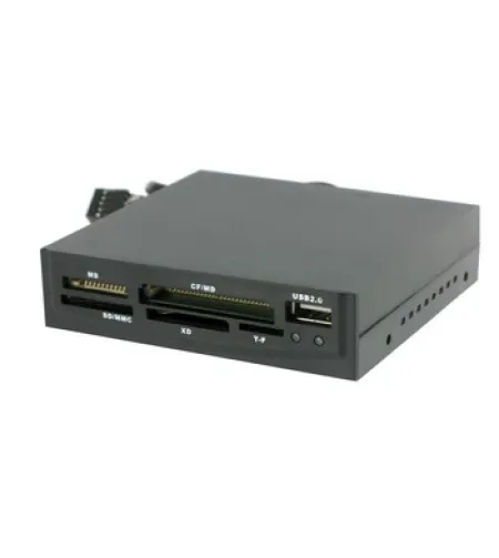 4World flash card reader 24in1 internal 3.5'', black