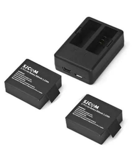 Dual slot battery charger for SJ4000 SJ5000 cameras