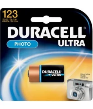 Duracell Ultra 123 DL123A / CR123A ELF 123A 3V Lithium 1 gab.