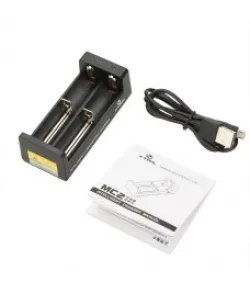 Xtar MC2 Intellicharger divvietīgs Li-Ion akumulatoru lādētājs