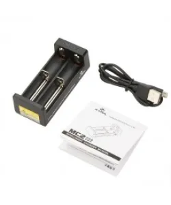 Xtar MC2 Intellicharger divvietīgs Li-Ion akumulatoru lādētājs